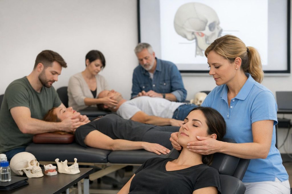 Terapia stawów skroniowo-żuchwowych: praktyczny kurs pracy klinicznej dla terapeutów